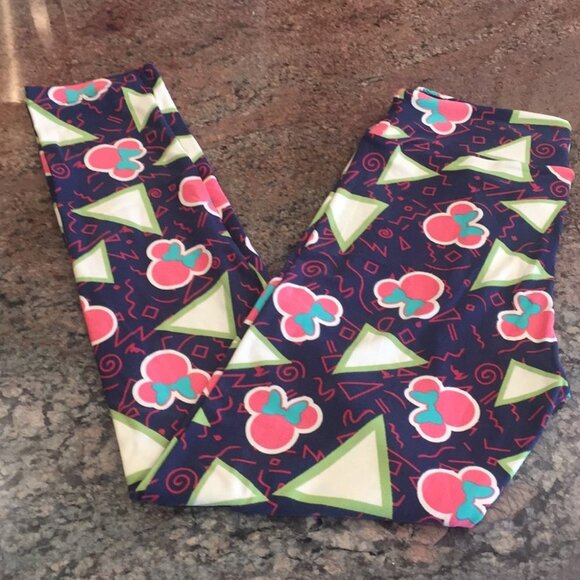OS NWOT LuLaRoe Leggings Disney F02 621 - Picture 1 of 3